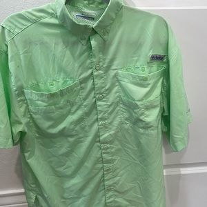 Mens Columbia fishing shirt
